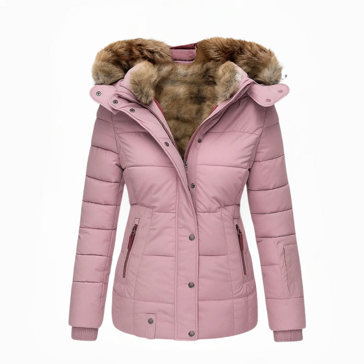 Valenne™ | Warm fur-lined winter coat