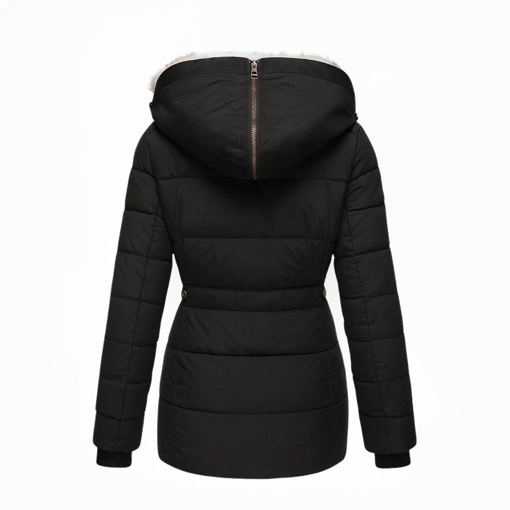 Valenne™ | Warm fur-lined winter coat