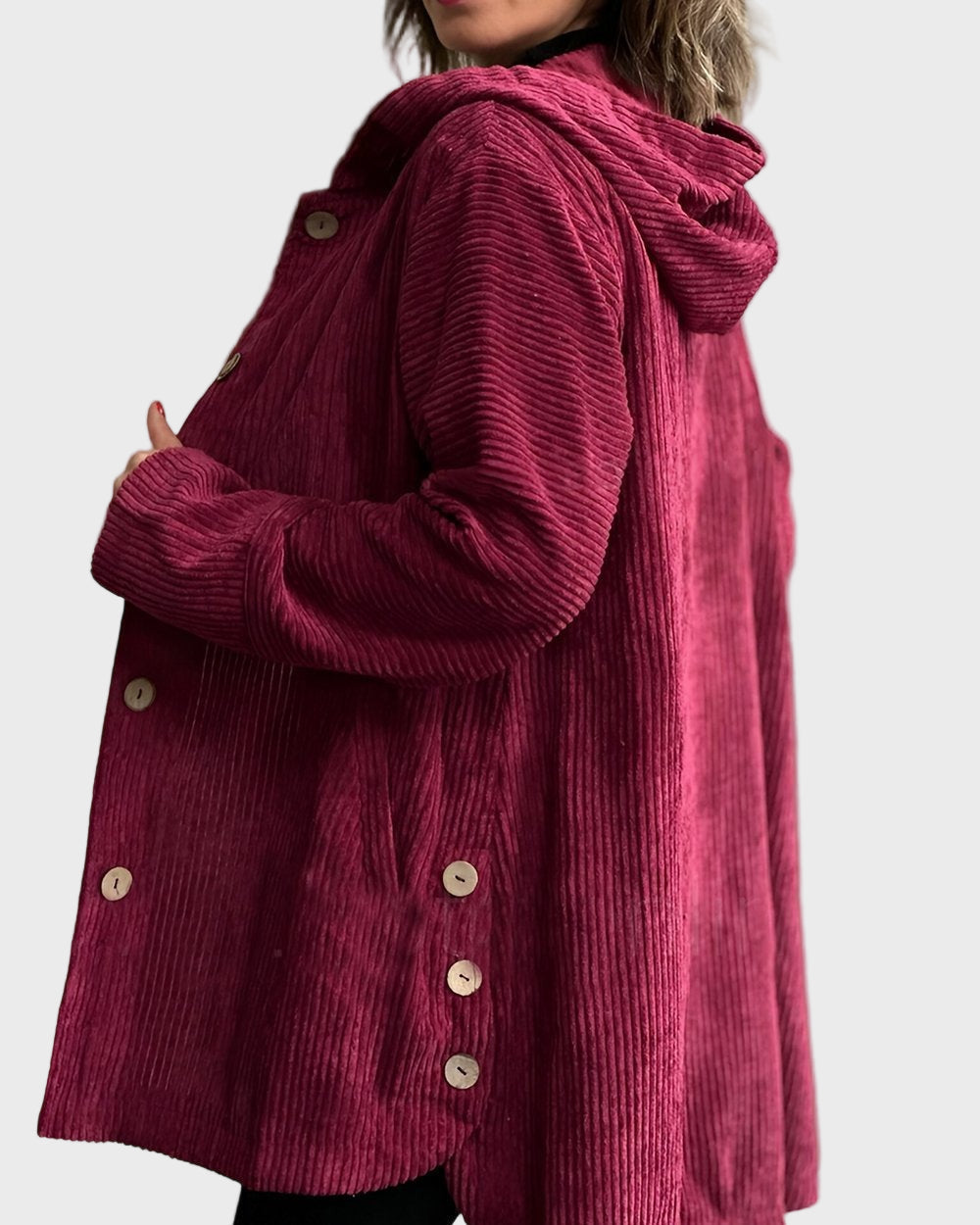 Indie | Corduroy Hooded Jacket