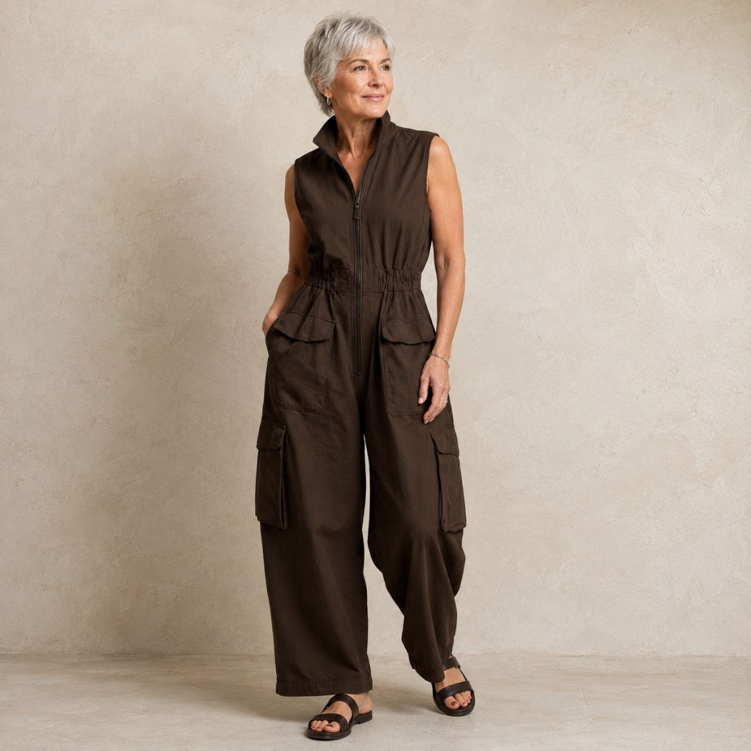 Ursula™ Utility Cargo Jumpsuit