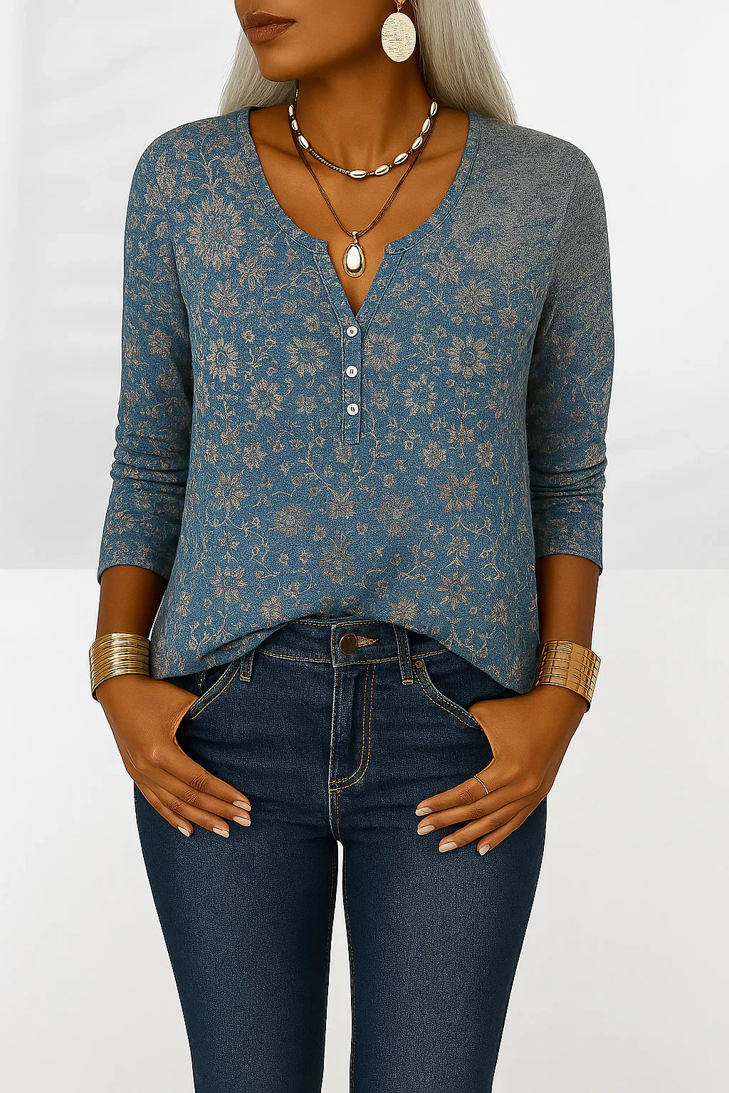 MAÉVA - CASUAL COTTON BLOUSE
