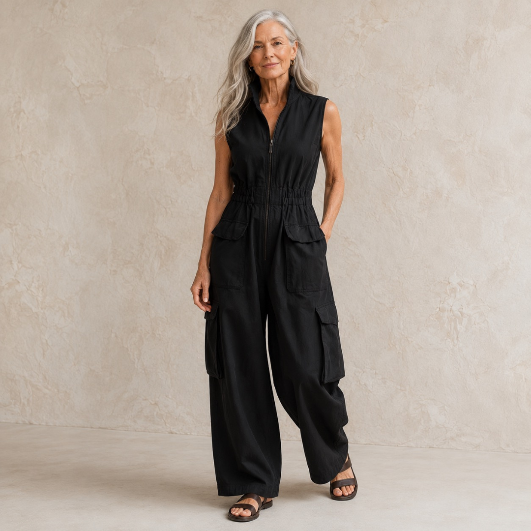 Ursula™ Utility Cargo Jumpsuit