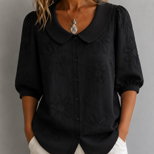 Fiora™ │ Elegant Floral Blouse