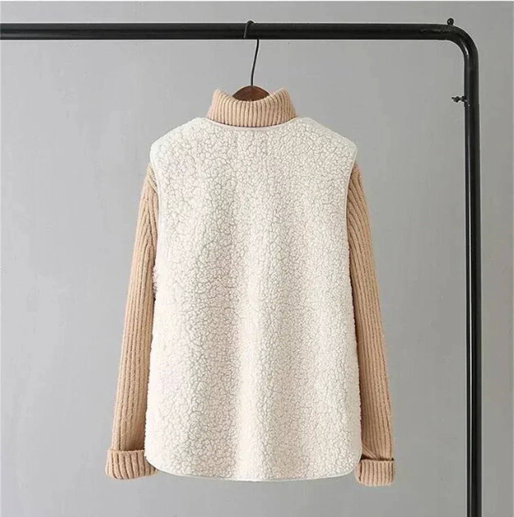 Colette - Elegant Fleece Layering Vest