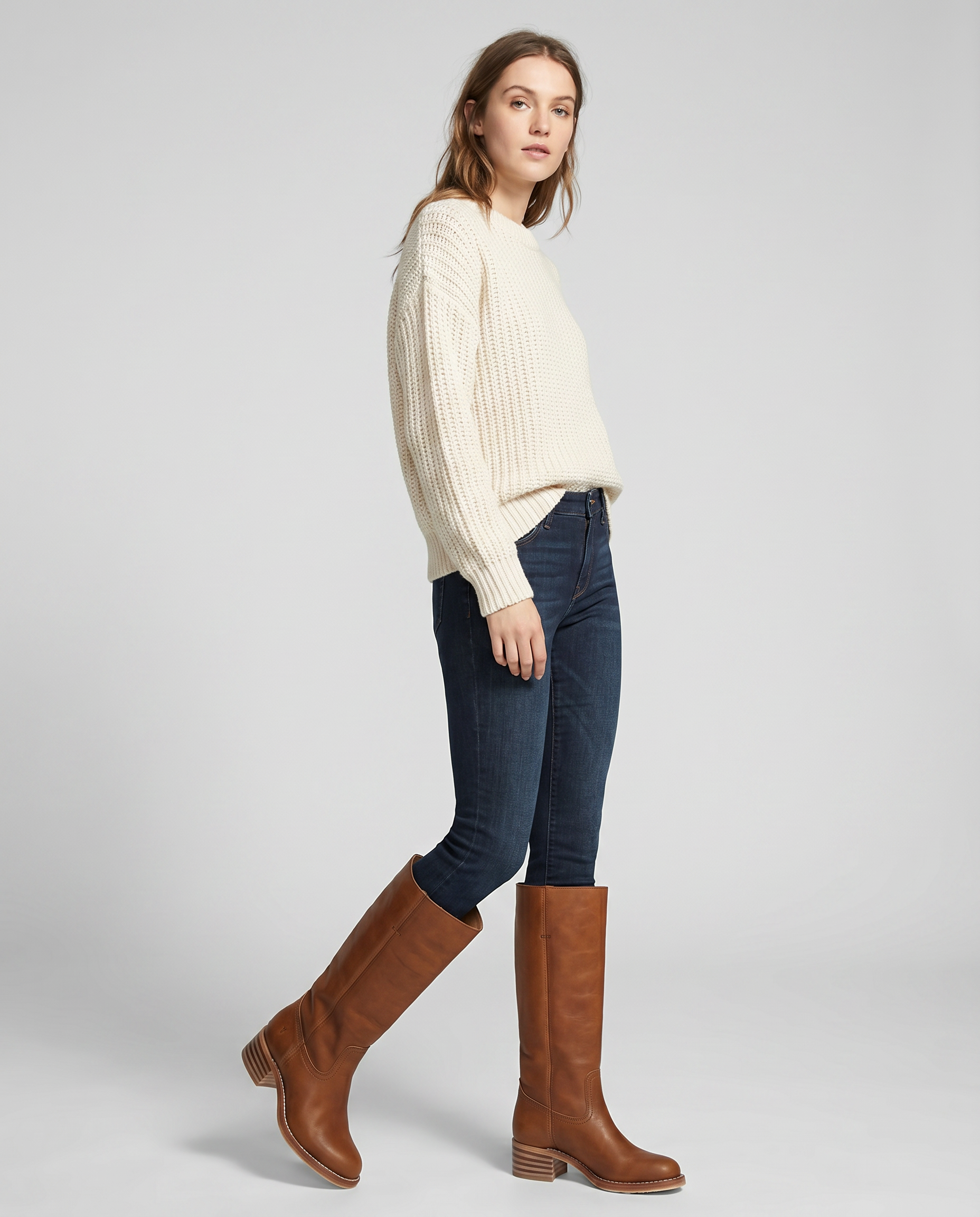 Women’s Cowboy Inspired Knee-High Boots