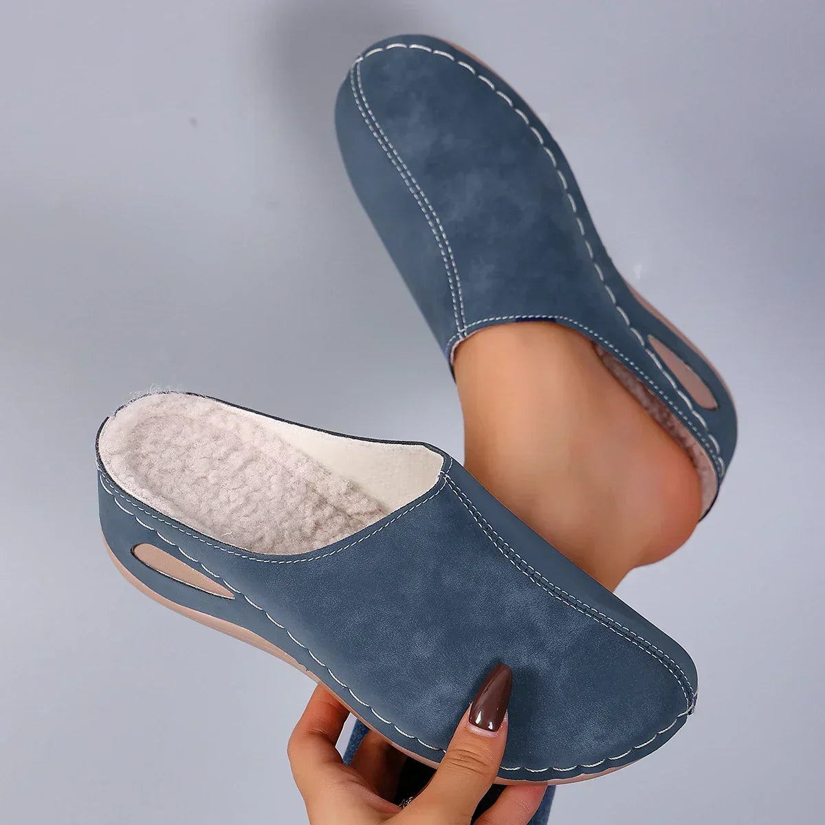 Élise™ | Warm orthopedic slippers for everyday comfort
