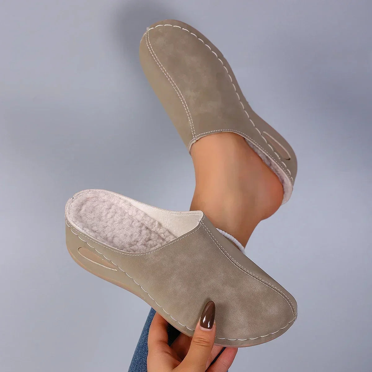 Élise™ | Warm orthopedic slippers for everyday comfort