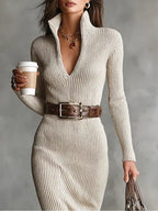 Diane - Knitted Midi Dress