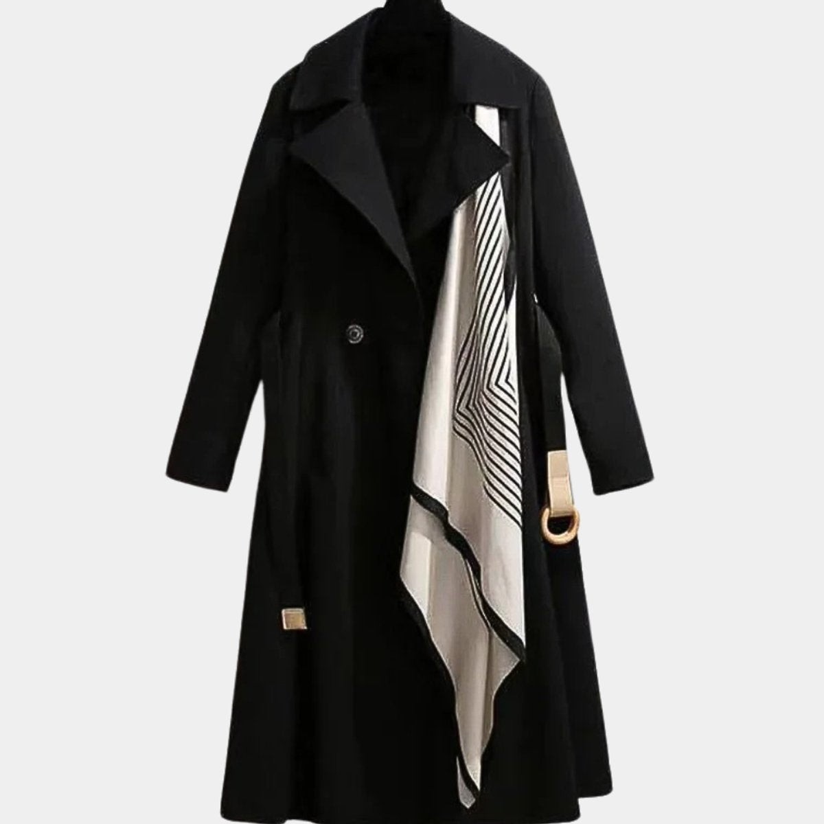 Evelyn | Women's Belted Classic Midi Trench Coat
